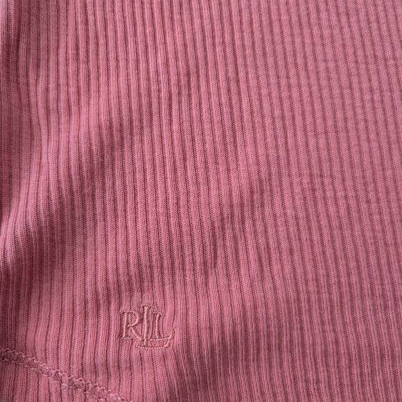 Ralph Lauren Pink Long Sleeve Tee -Size M - Picture 4 of 8